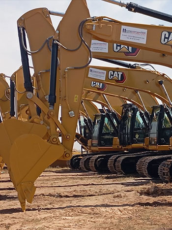 Pelles hydrauliques CAT